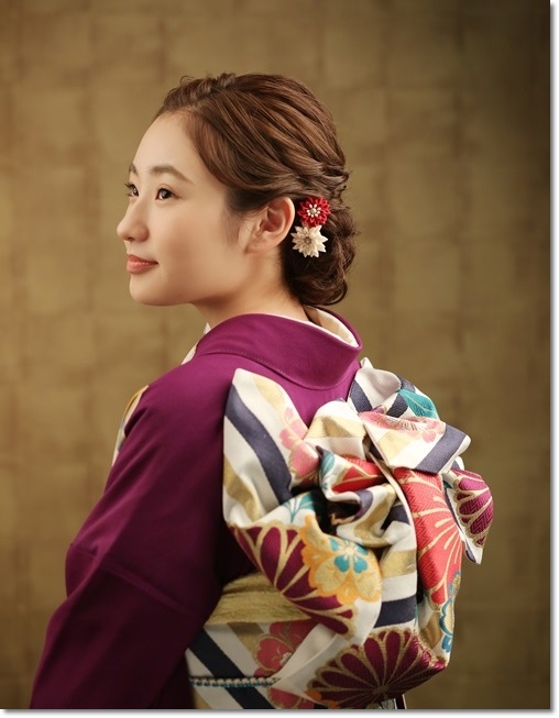 振袖の帯結び ヘアスタイル
