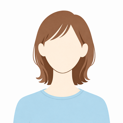 青色の振袖を購入したお客様の声 女性イラスト