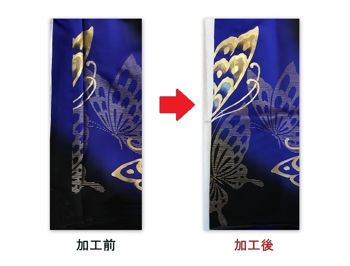ママ振袖柄足し 事例