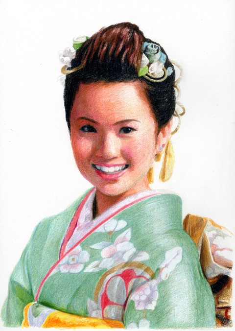 上田佳乃様 肖像画480