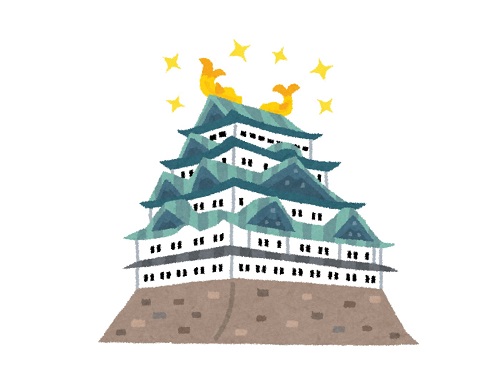 名古屋城_イラスト