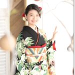 黒の振袖コーディネイト