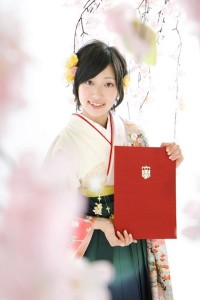 「お母様の振袖」と「袴」