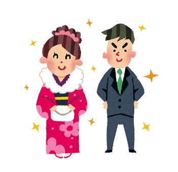 成人式で振袖を着ることができます。