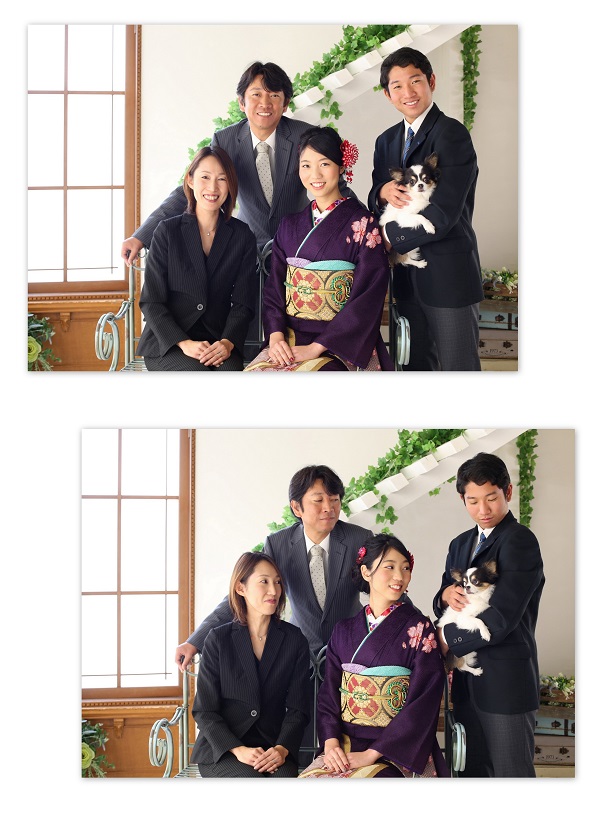 成人式_ペットフォト家族写真