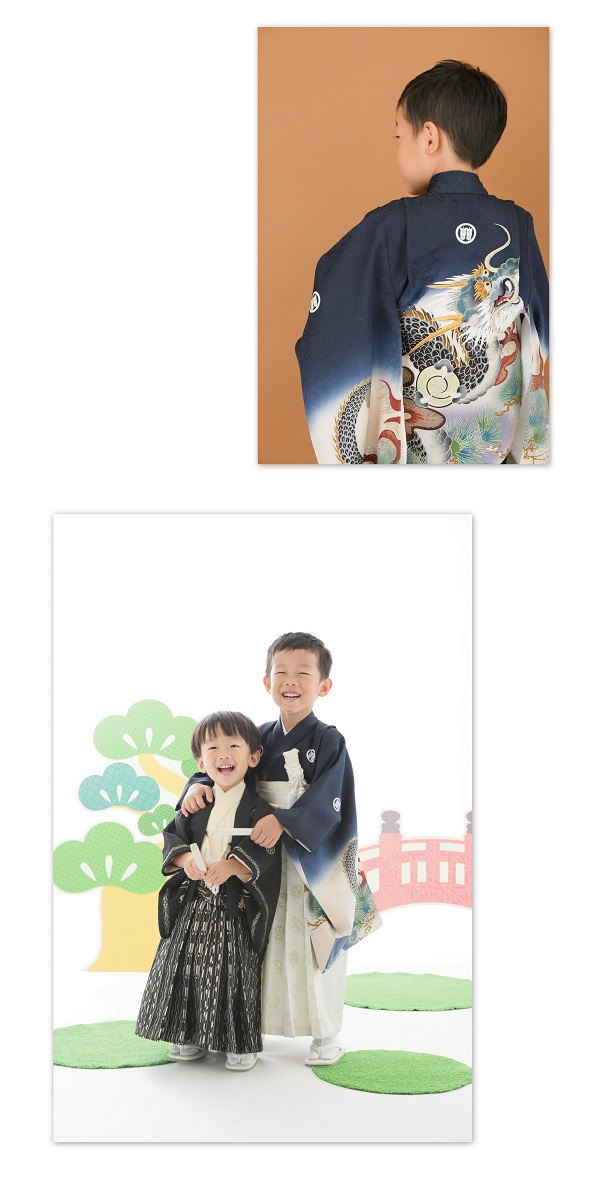 男の子5歳の七五三写真