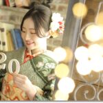ママ振袖コーディネート ヘアスタイル
