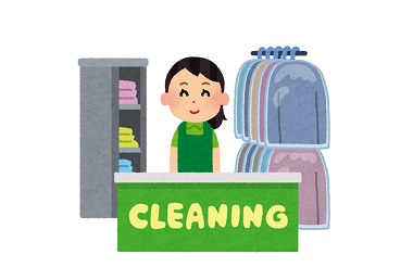 クリーニング店イラスト