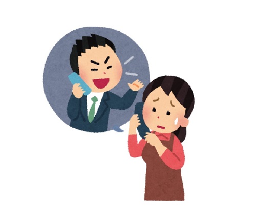 悪徳業者_電話勧誘イラスト