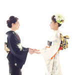 姉妹で成人式の記念写真
