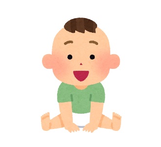 男の子赤ちゃんイラスト