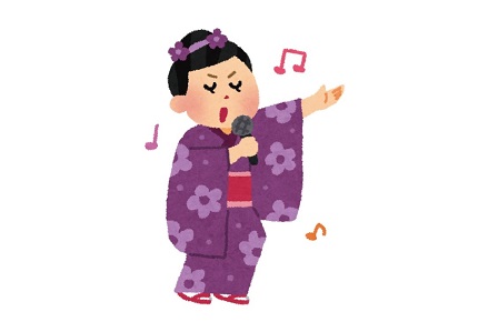 演歌歌手イラスト