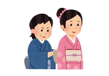 着付けイラスト