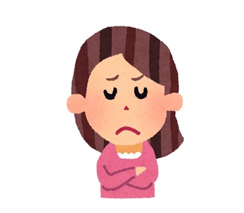 女性の悩み_イラスト