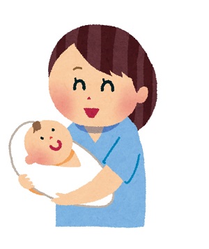 赤ちゃん 出産イラスト