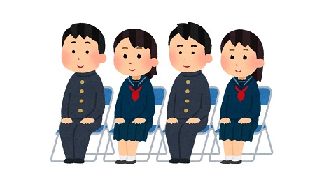 高校生_18歳成人式 イラスト