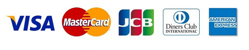 VISA Master JCB Diners アメックス対応
